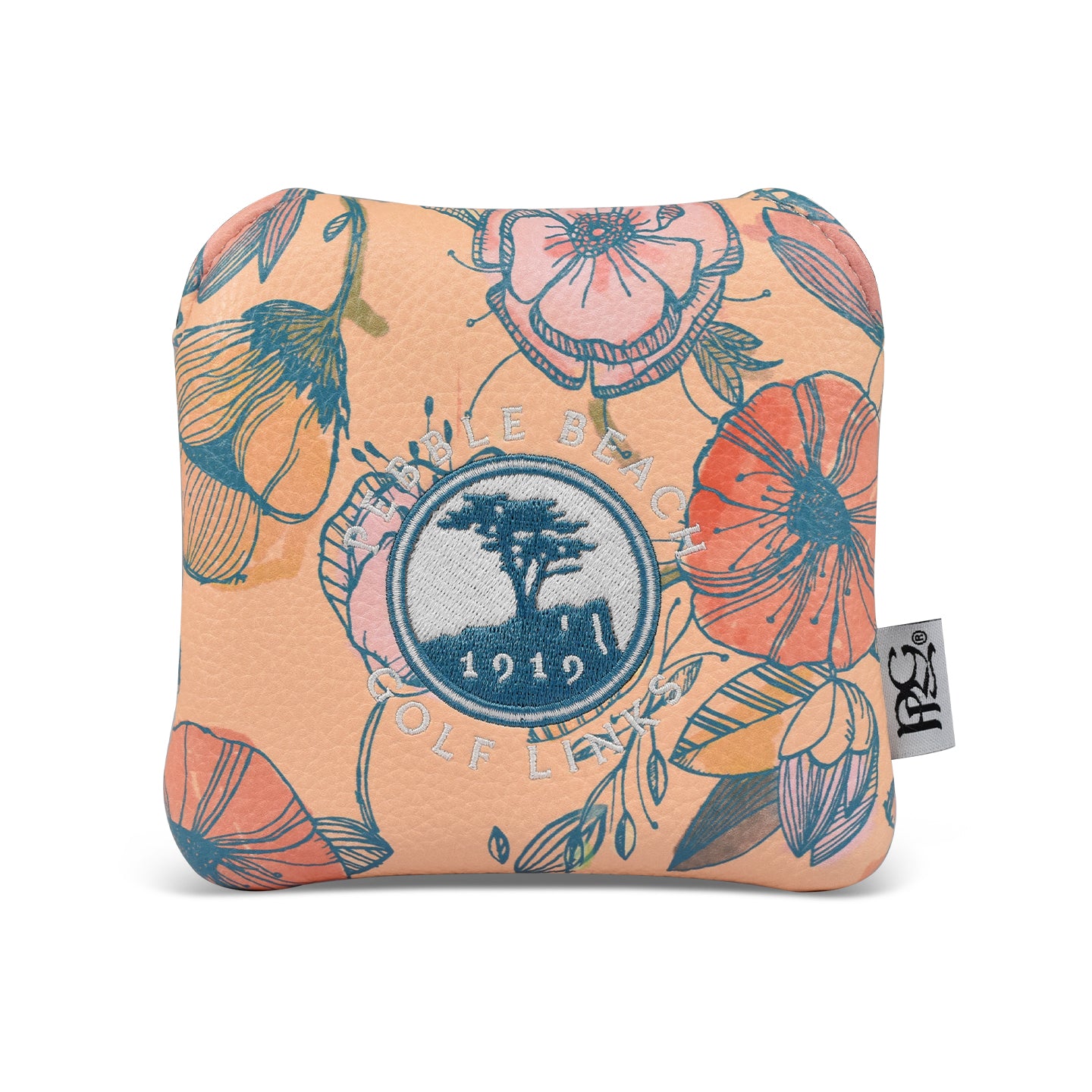 Pebble Beach California Poppy Mallet Putter Cover