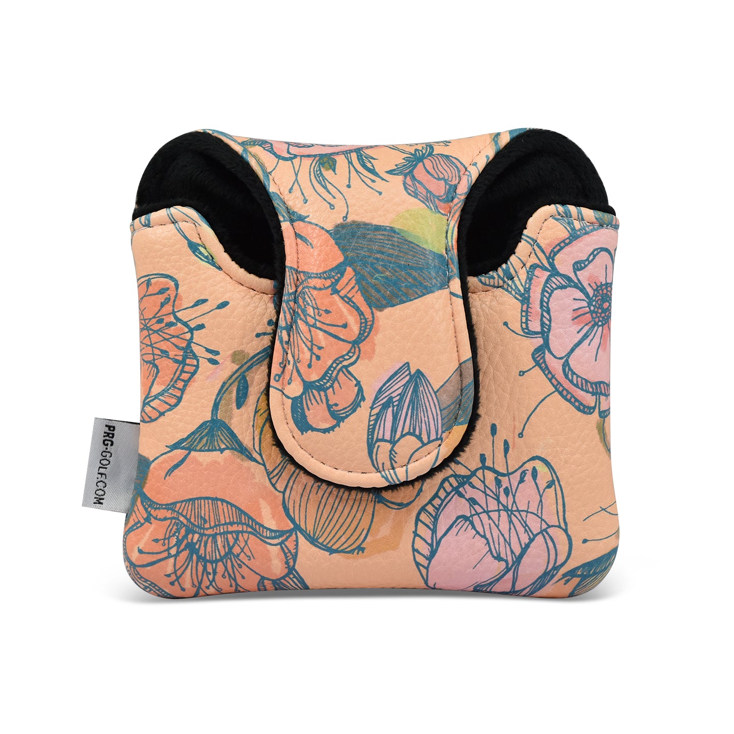 Pebble Beach California Poppy Mallet Putter Cover