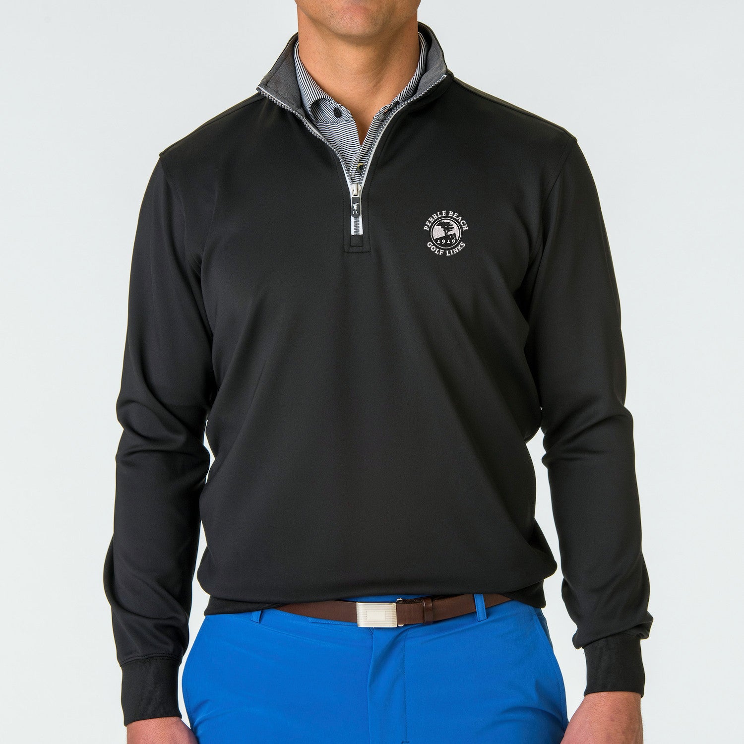 Pebble Beach Men's Caves 1/4 Zip Pullover by Fairway & Greene