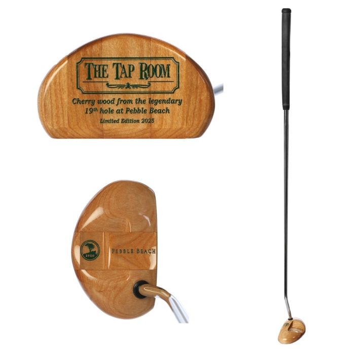 Tap Room Bar Cherry Wood Left Handed Putter by Musty Putters