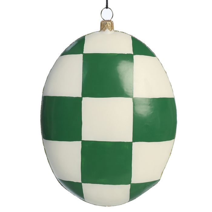 Pebble Beach Collectible Deer Flag Scene Ornament