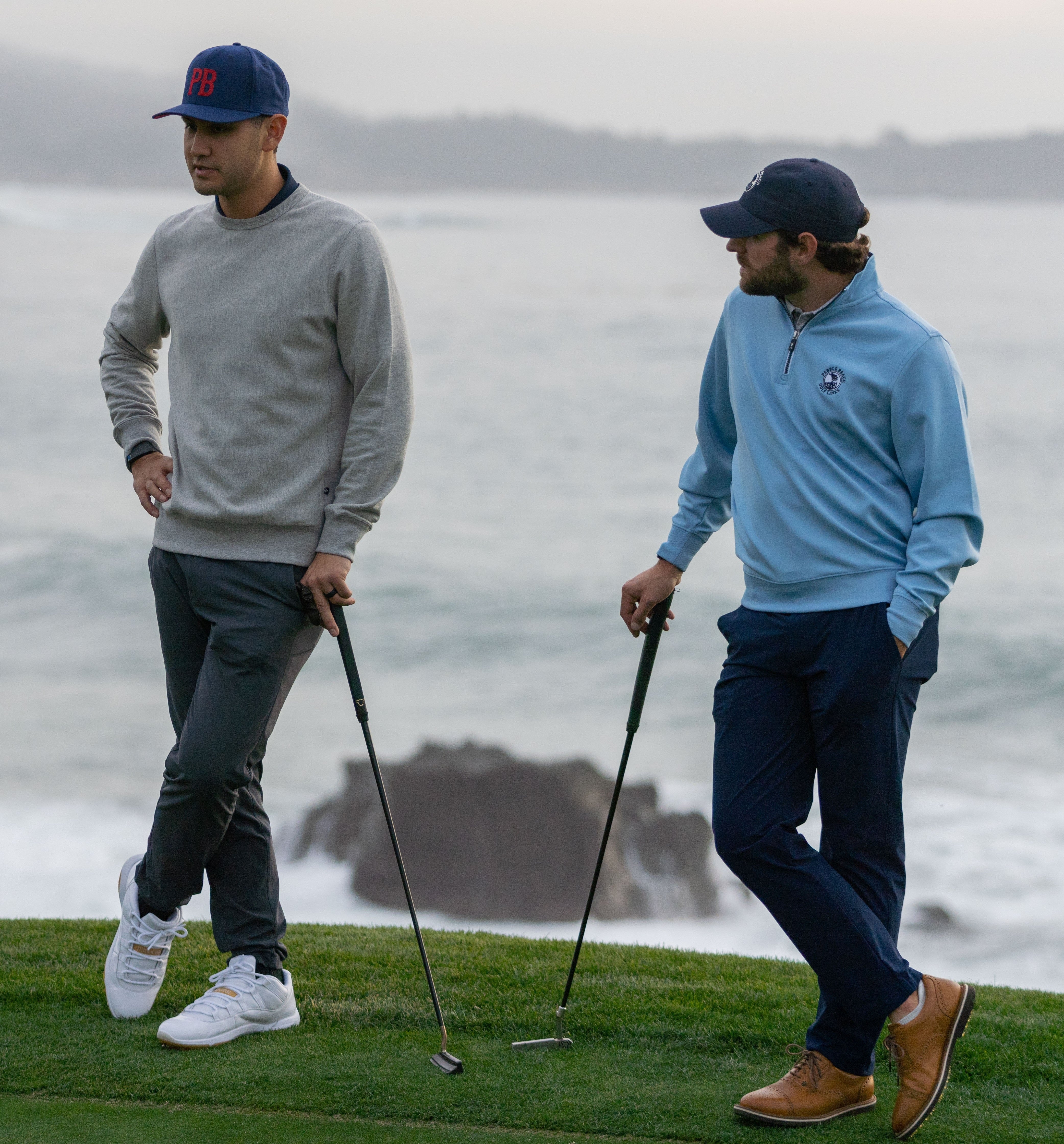 【お値下げ中】Pebble Beach Resortゴルフウェア ペブルビーチゴルフウェア Pebble Beach Men's Horizontal