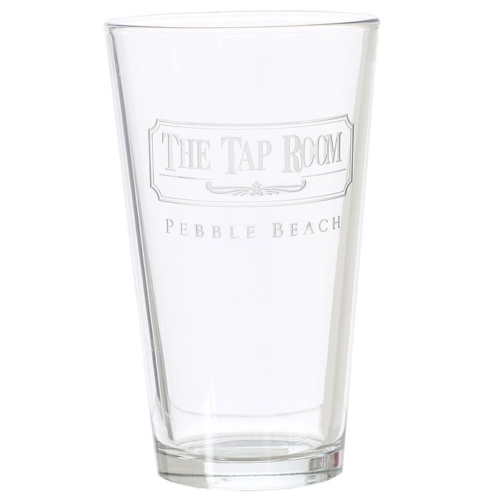 The Pebble Beach Tap Room Fine Barware Pint Glass