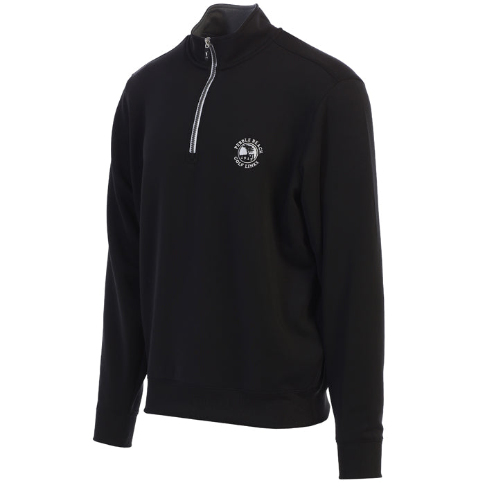 PEBBLE BEACH GOLF LINKS トレーナー Pebble Beach Men's Caves 1/4 Zip Pullover by Fairway & Greene