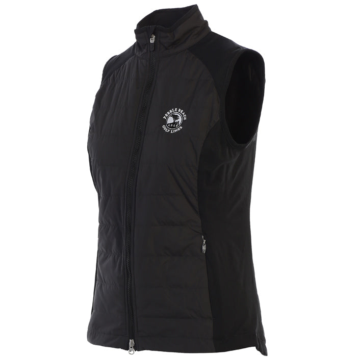 Pebble Beach Women's "Tess" Vest by Zero Restriction- Black