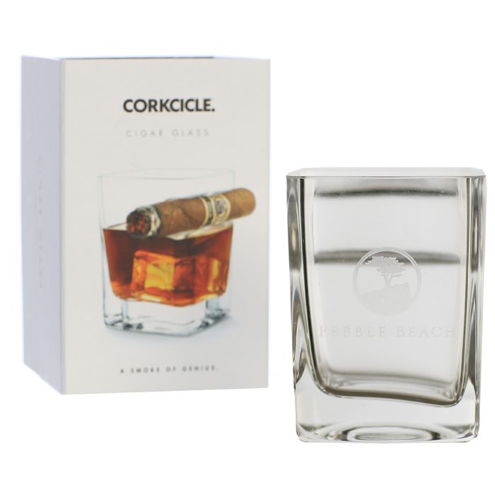 Pebble Beach Cigar Rocks Glass by Corkcicle