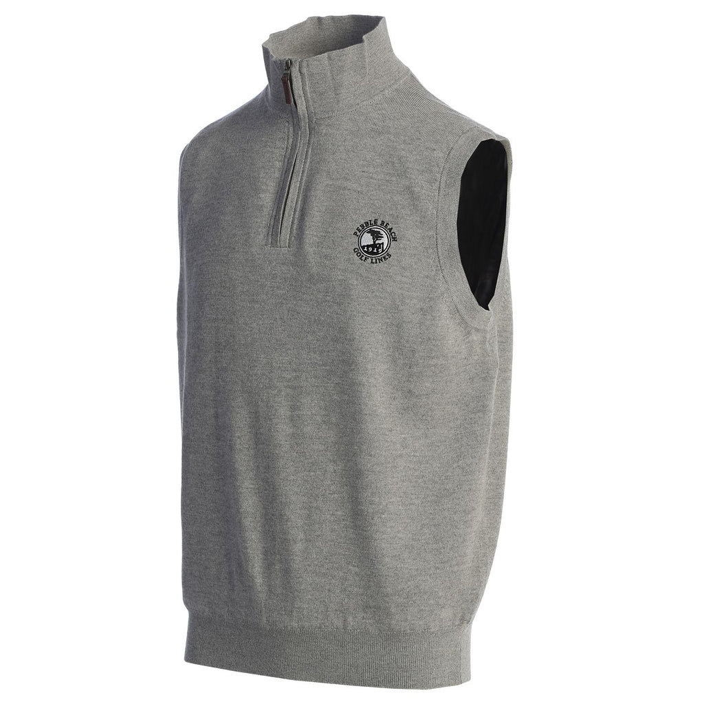 Pebble Beach Baruffa Merino 1/4 Zip Windvest by Fairway & Greene