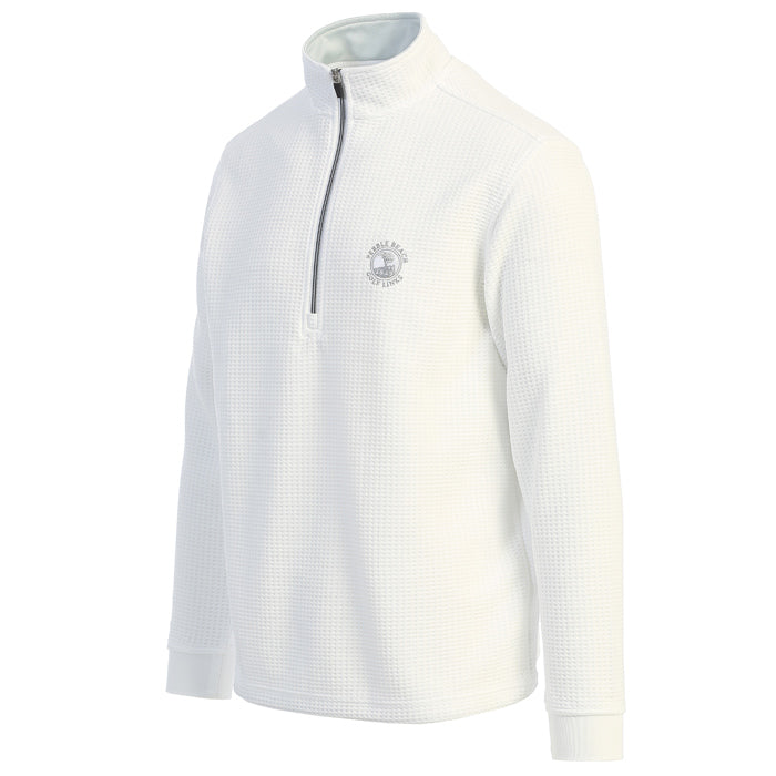 【お値下げ中】Pebble Beach Resortゴルフウェア Pebble Beach Men's Golf Optic 1/4 Zip by Straight Down