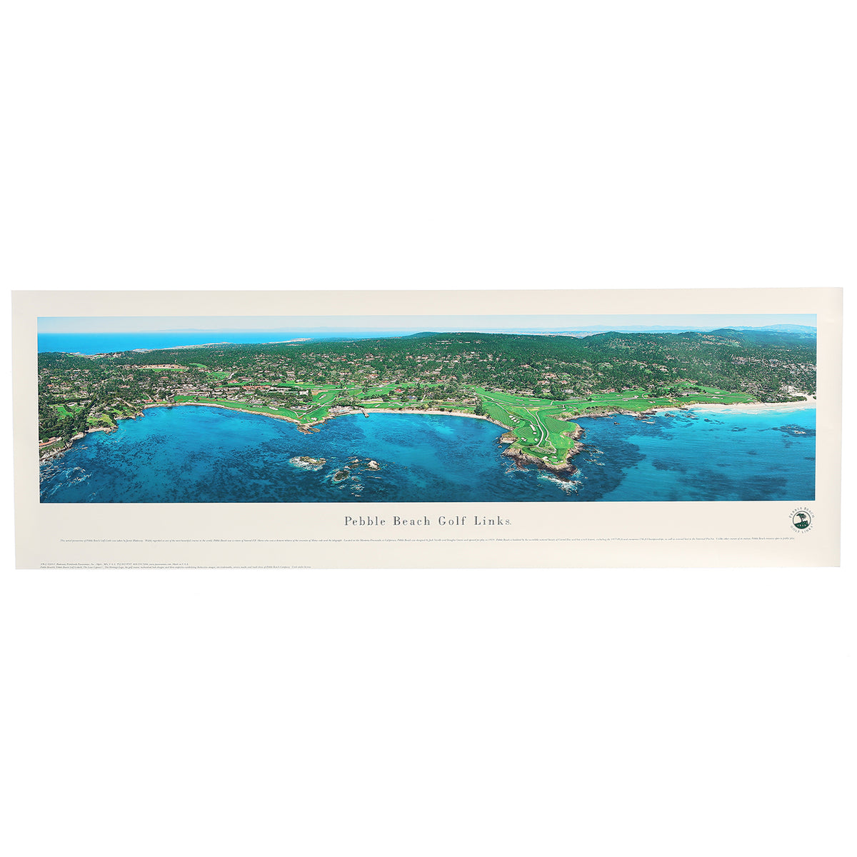 Pebble Beach Panorama Photo