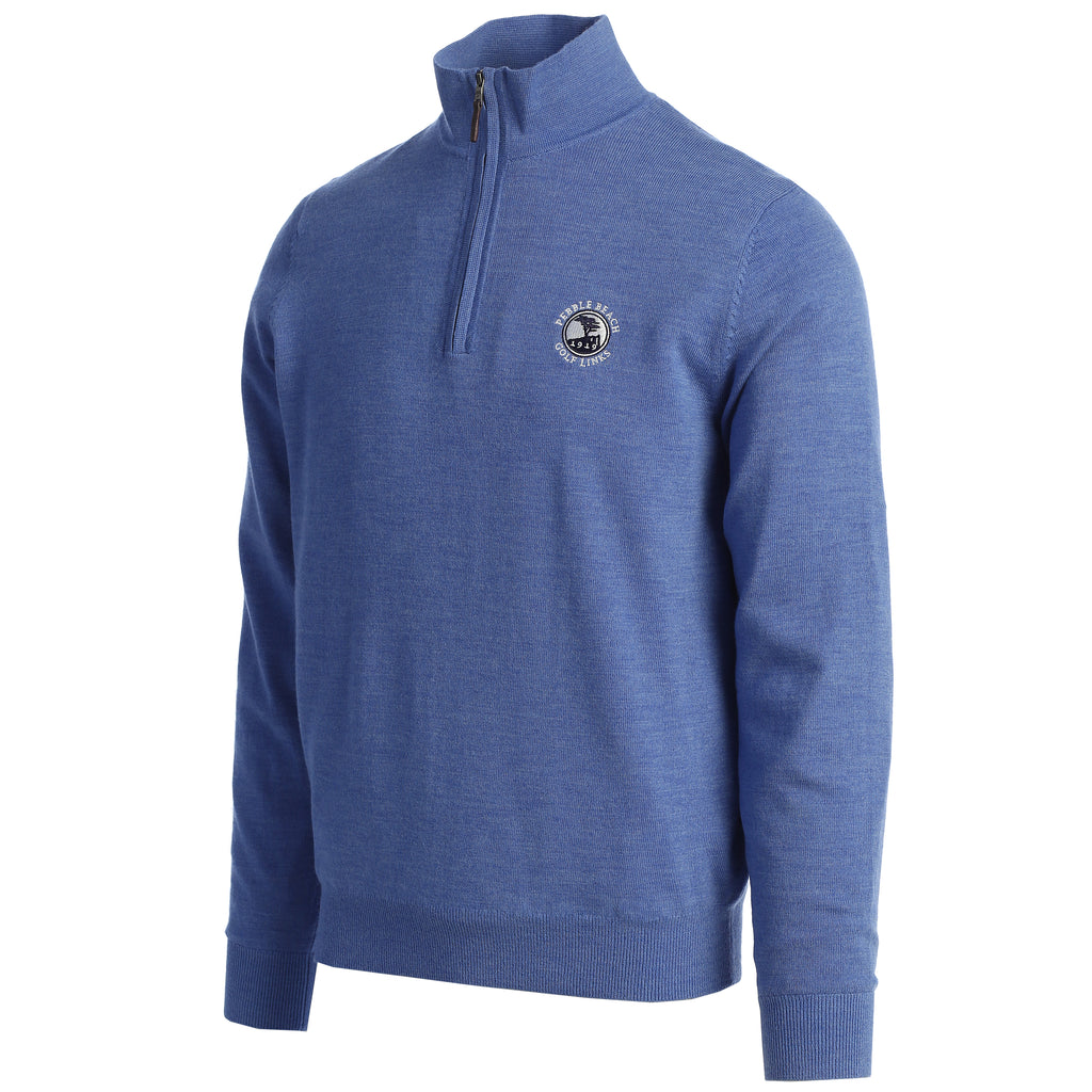 Pebble Beach Baruffa Merino 1/4 Zip Windsweater by Fairway & Greene