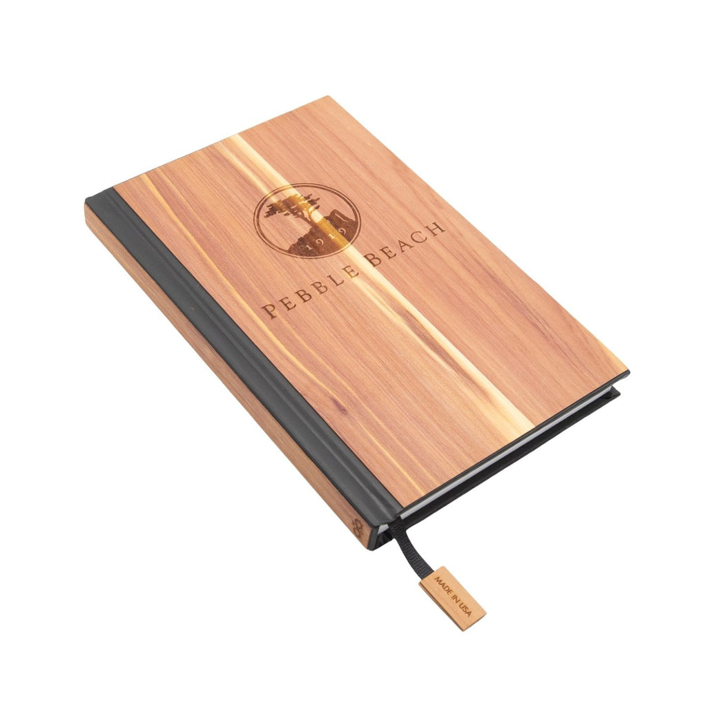 Pebble Beach Cedar Wood Journal