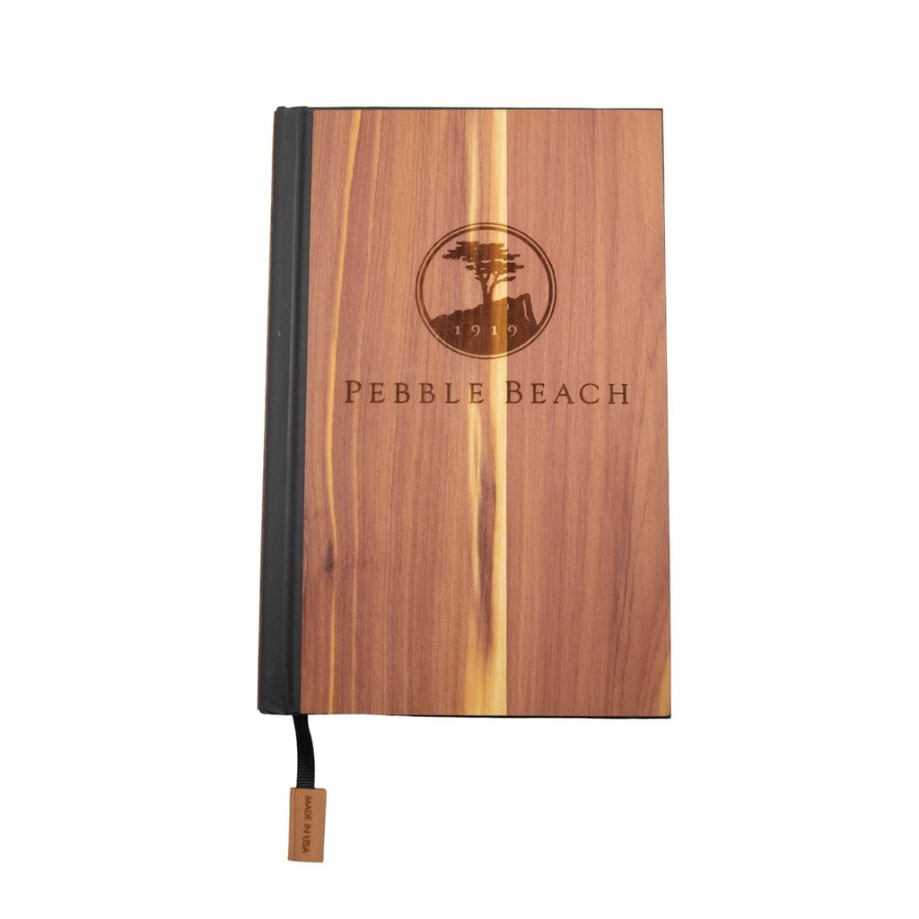 Pebble Beach Cedar Wood Journal