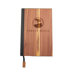 Pebble Beach Cedar Wood Journal