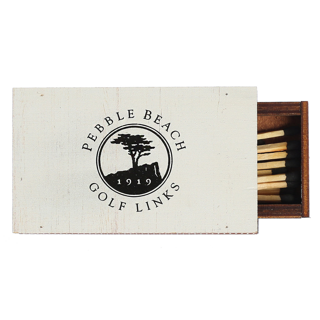 Pebble Beach Pin Flag Scene Match Box
