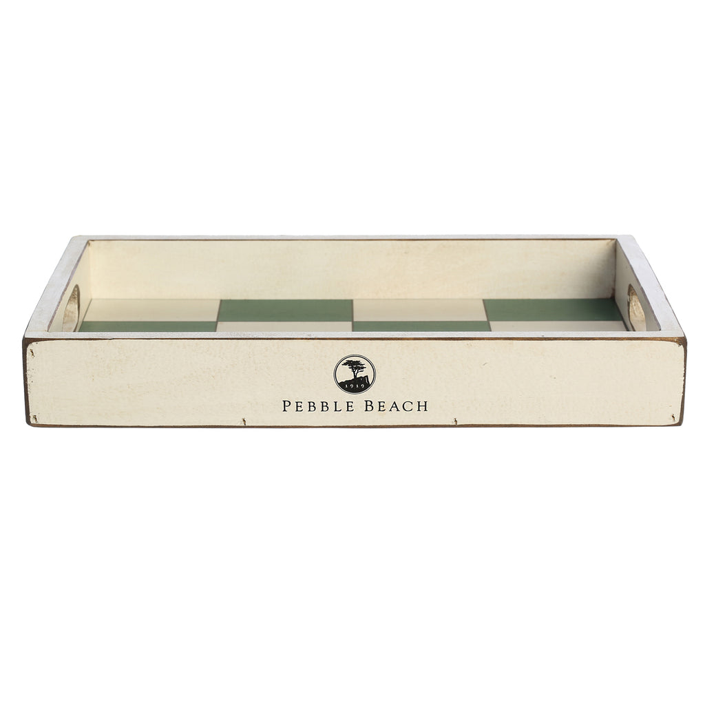 Pebble Beach Pin Flag Serving Tray by Signs by the Sea