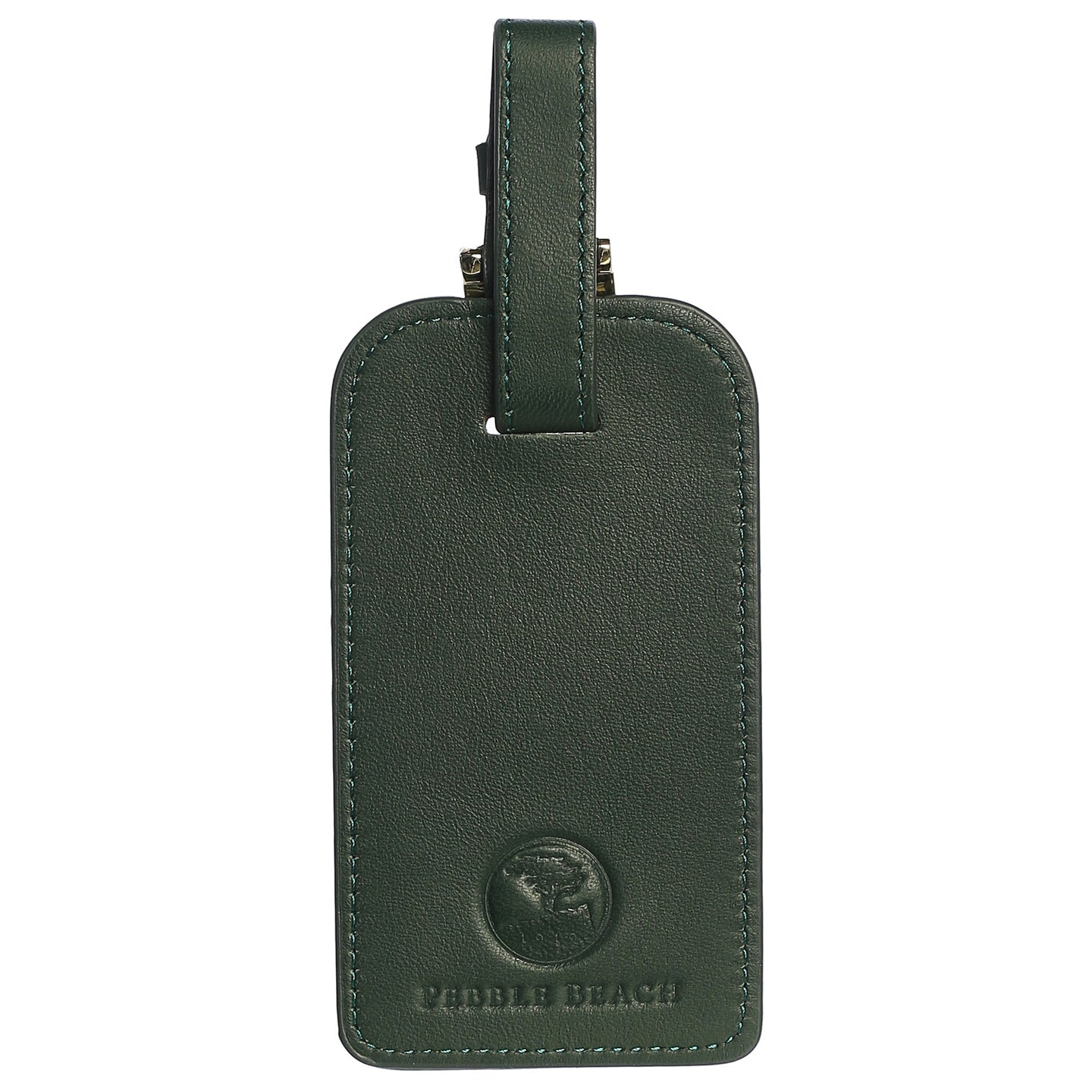 Pebble Beach Leather Luggage Tag