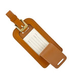 Pebble Beach Leather Luggage Tag