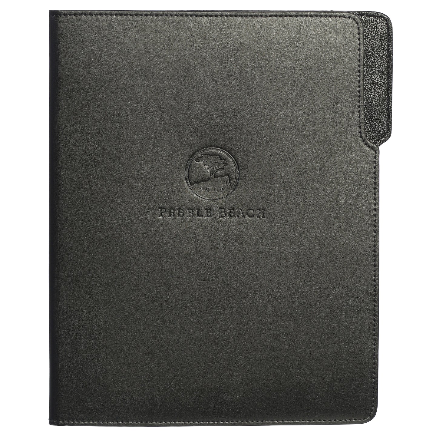 Pebble Beach Logo Leather Padfolio