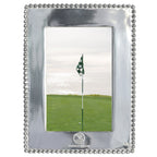 Pebble Beach 4x6 Beaded Frame by Mariposa