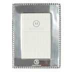 Pebble Beach 4x6 Beaded Frame by Mariposa