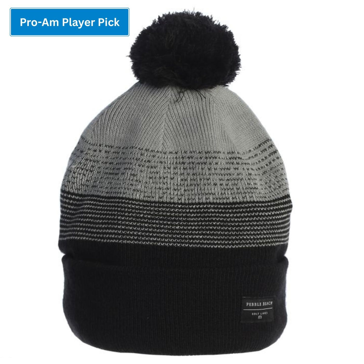 Pebble Beach One Oar Missing Knit Beanie by Travis Mathew