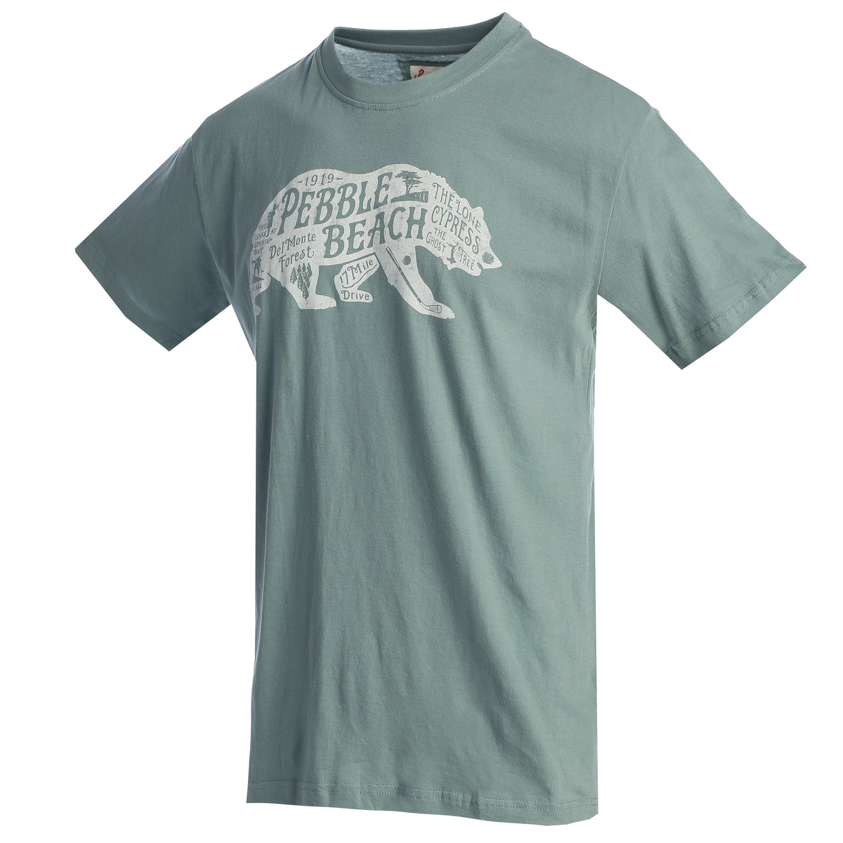 Pebble Beach Bear Map Tee by American Needle