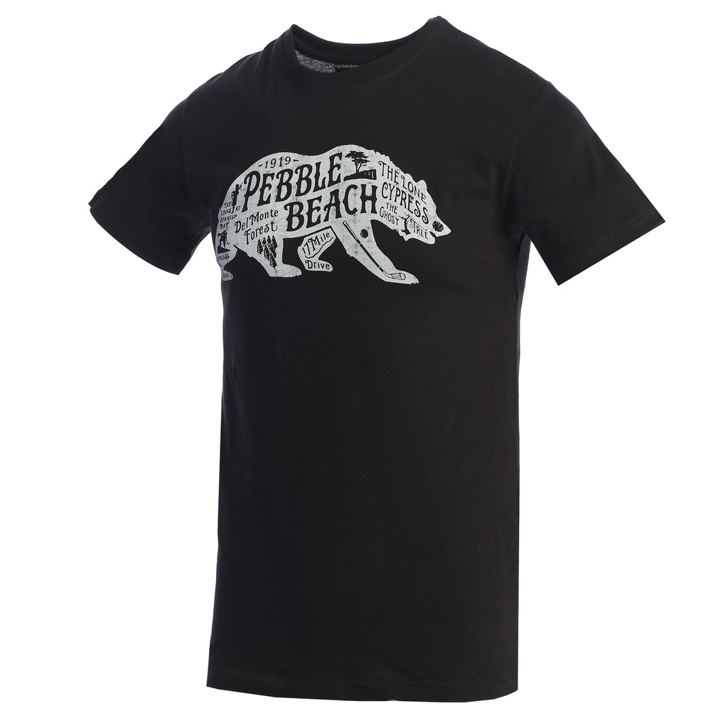 Pebble Beach Bear Map Tee by American Needle