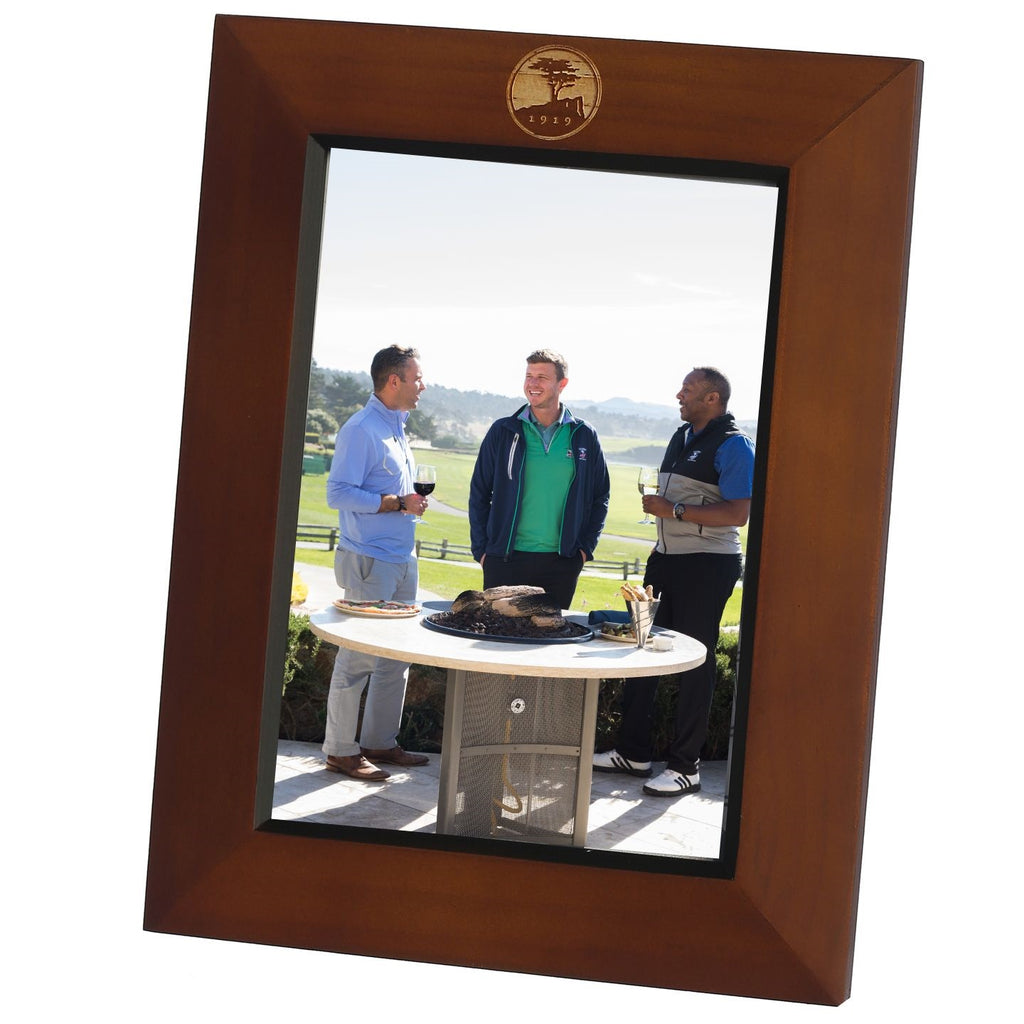 Pebble Beach Logo 5x7 Wood Frame
