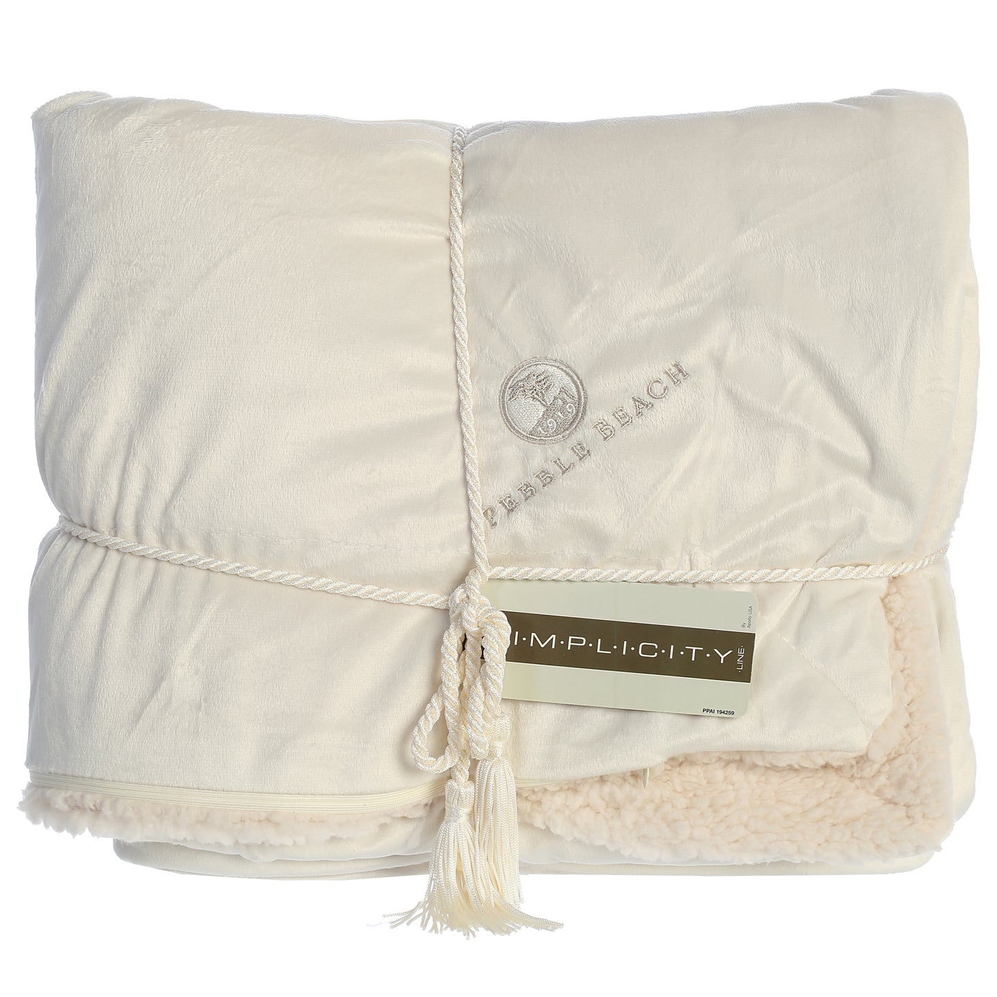Pebble Beach Oversized Sherpa Throw Blanket