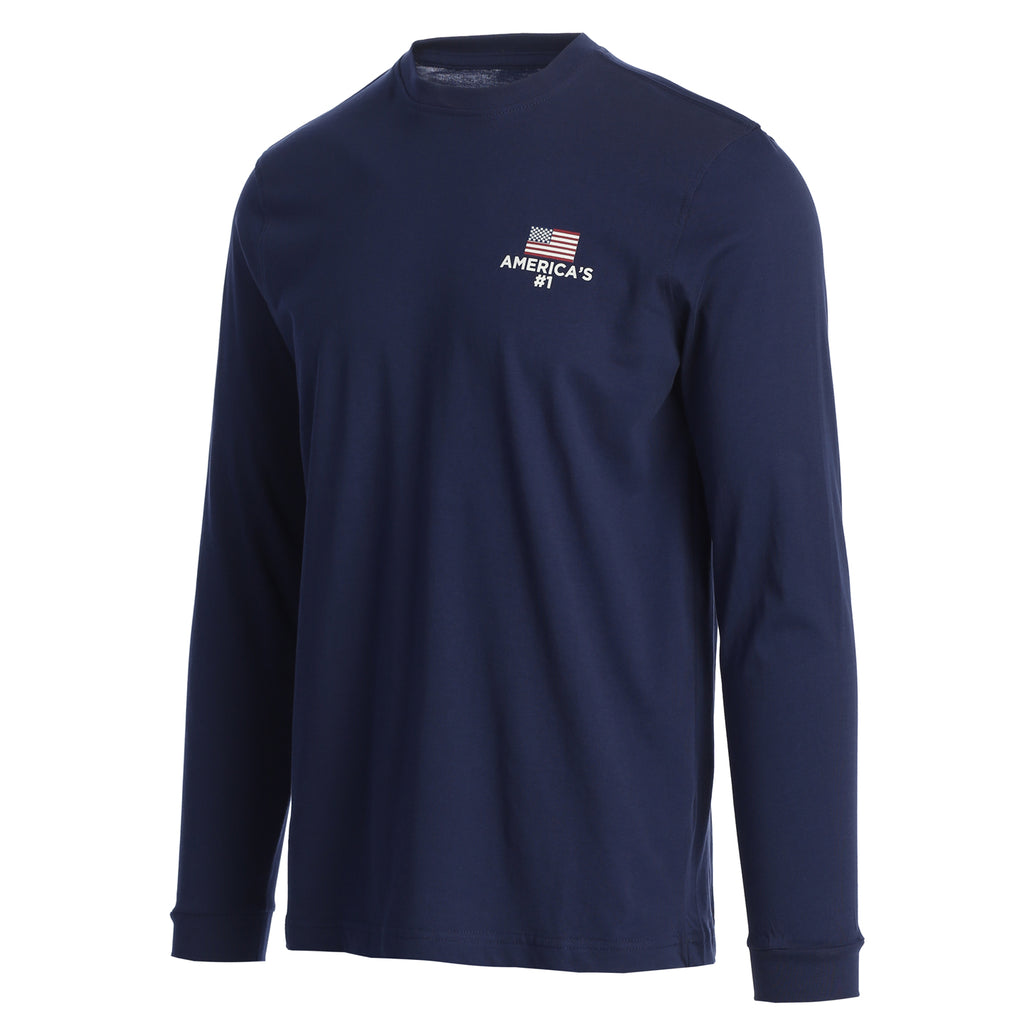 Pebble Beach Golf Links America's #1 Long Sleeve Tee by Ahead