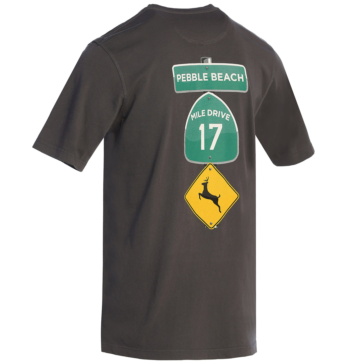 Pebble Beach Road Signs Tee by Ahead