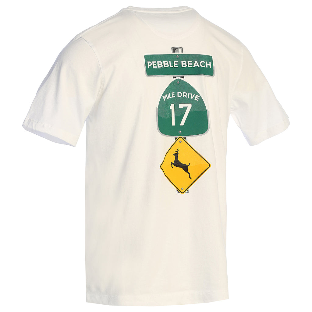 Pebble Beach Road Signs Tee by Ahead