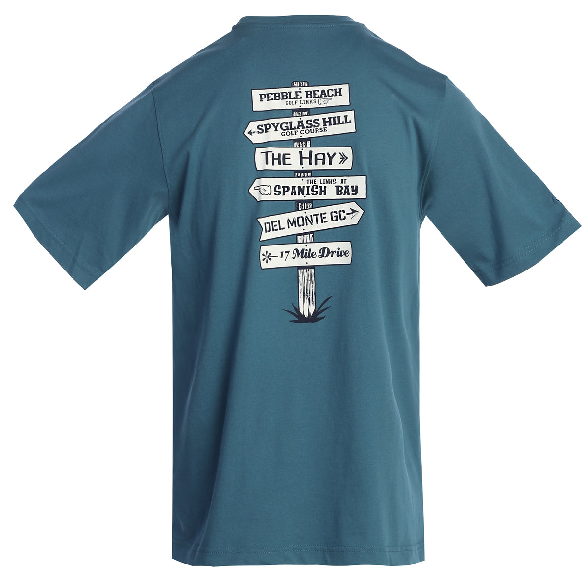 Pebble Beach All Courses Sign Tee by Ahead