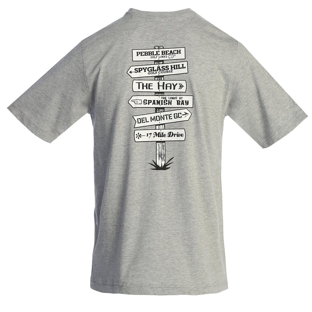 Pebble Beach All Courses Sign Tee by Ahead