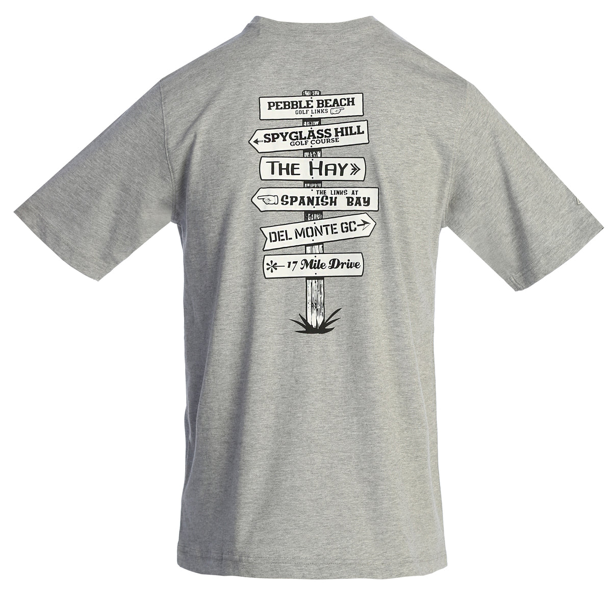 Pebble Beach All Courses Sign Tee by Ahead
