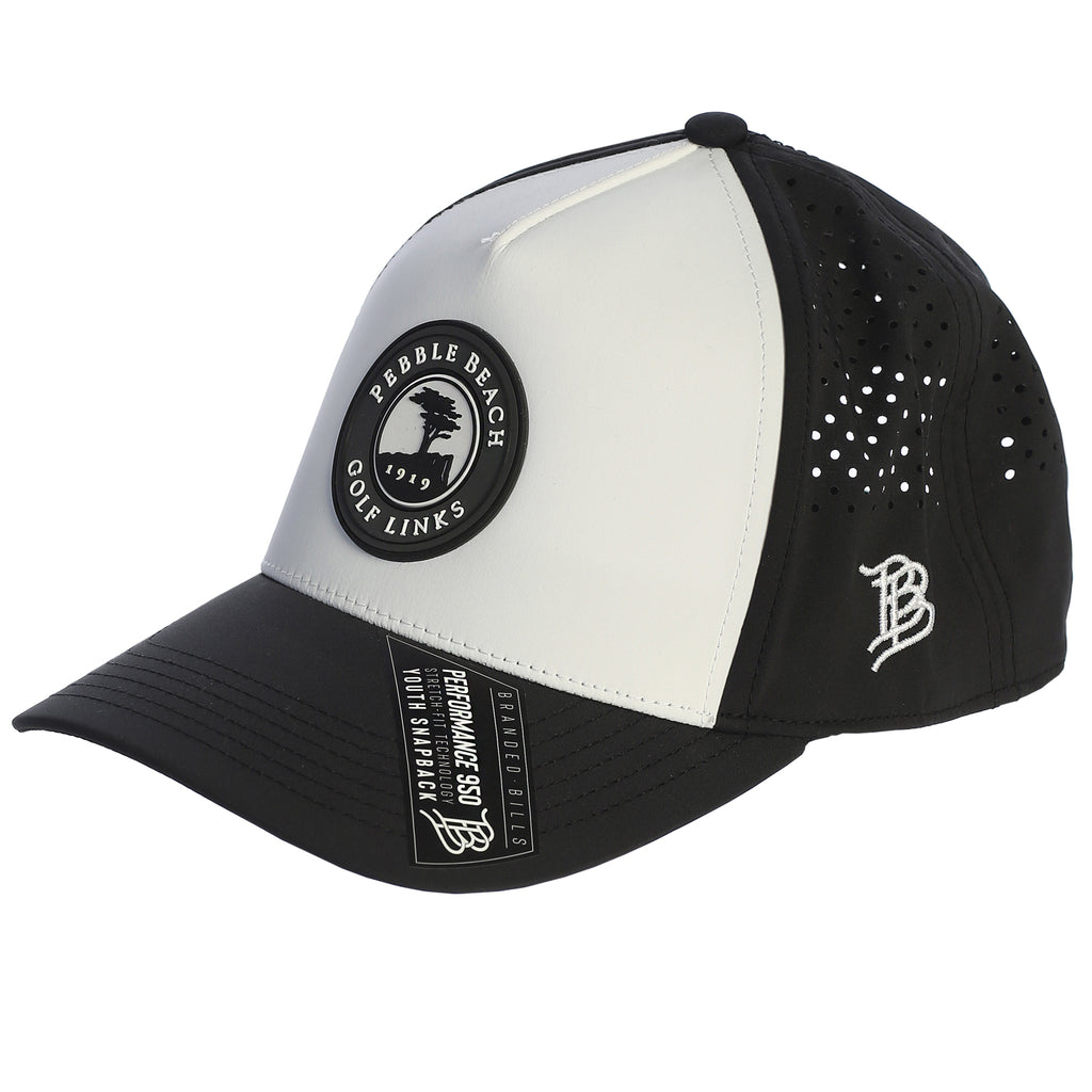 Pebble Beach Youth Curved Performance Hat by Branded Bills