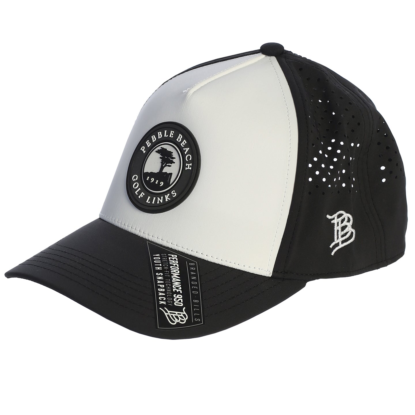 Pebble Beach Youth Curved Performance Hat by Branded Bills