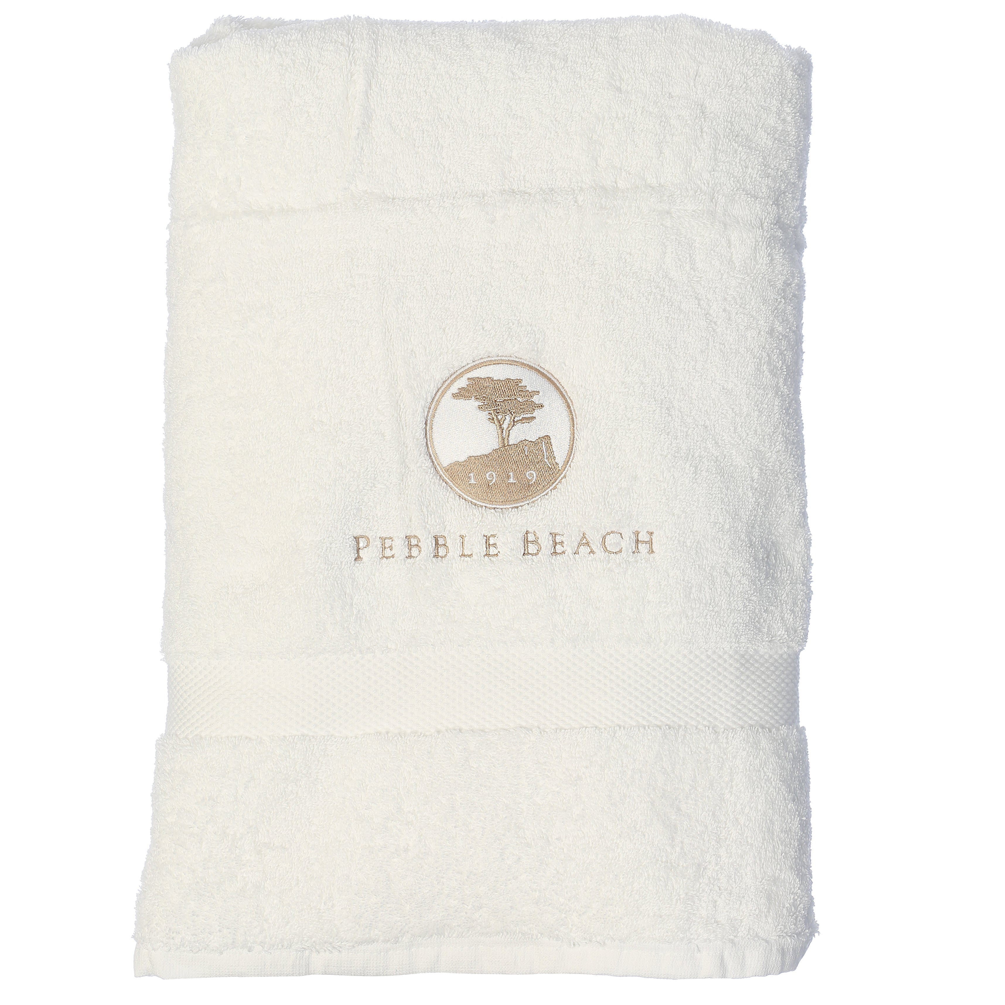 Pebble Beach Luxury Logo Bath Towel