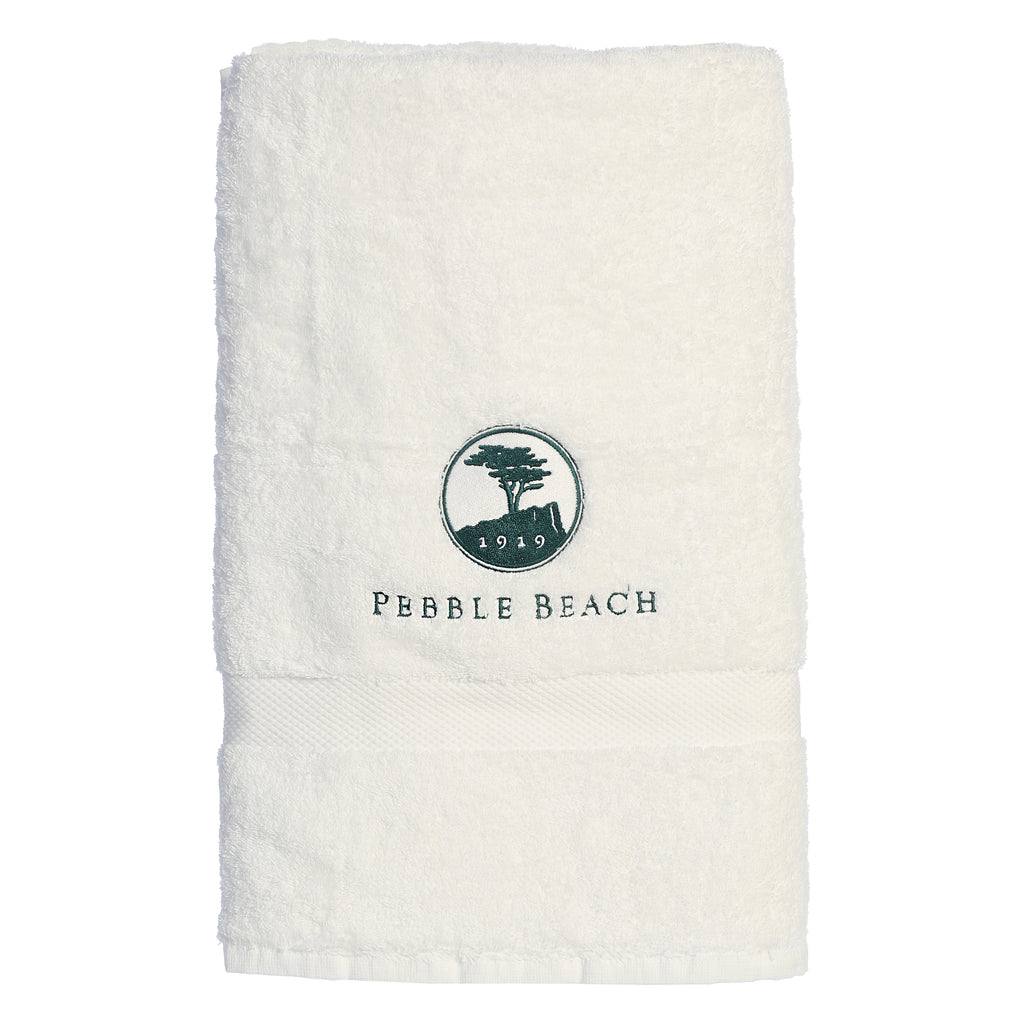 Pebble Beach Luxury Logo Bath Towel