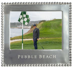 Pebble Beach 5x7 Beaded Frame by Mariposa