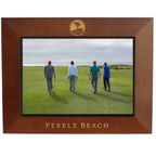 Pebble Beach Logo 5x7 Wood Frame