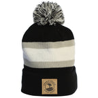 Pebble Beach Striped Pom Beanie by Ahead