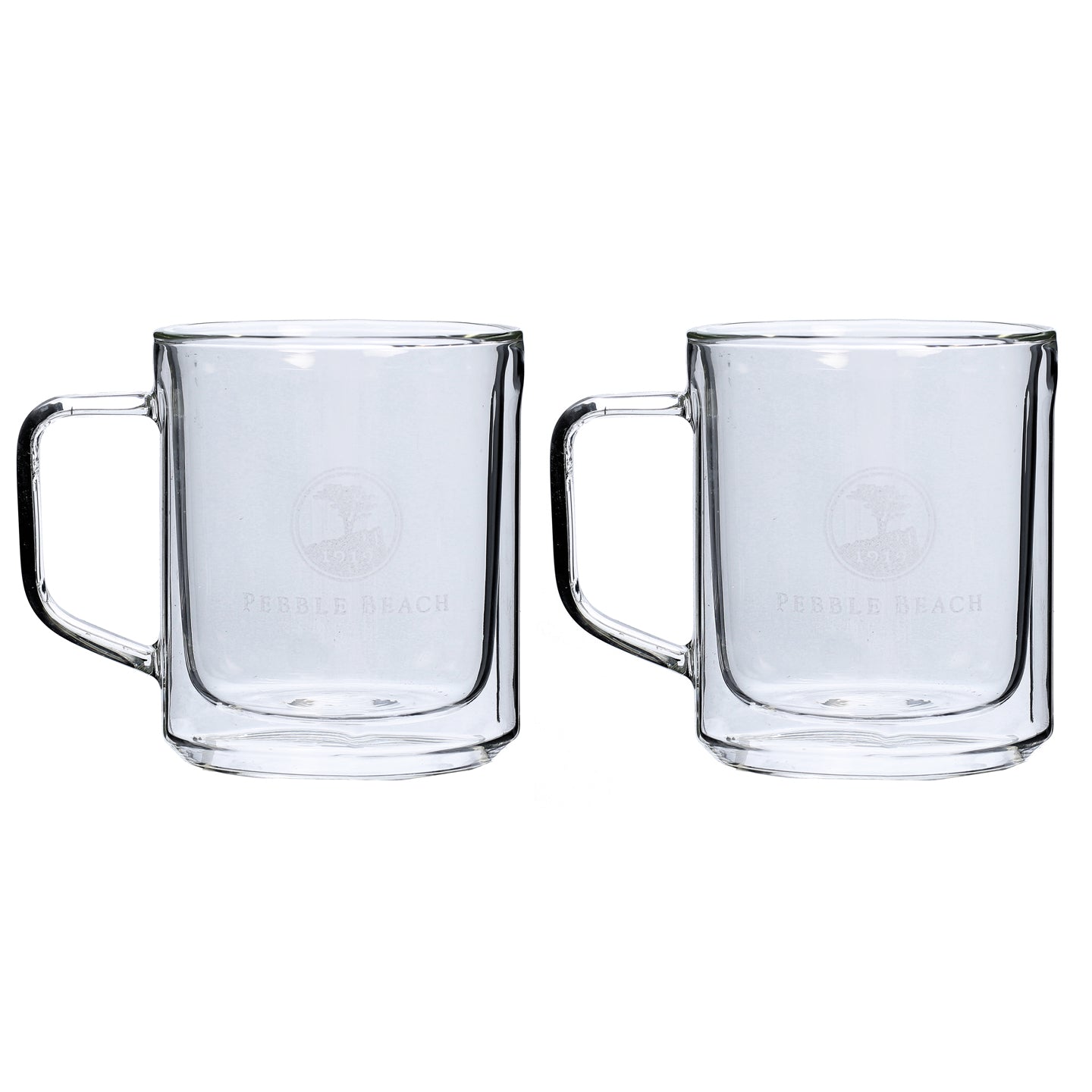 Pebble Beach Logo Glass Mug Set by Corkcicle