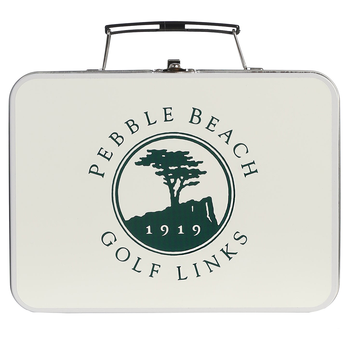 Pebble Beach Metal Lunchbox Tin