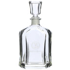 Pebble Beach Whiskey Decanter and Double Old Fashioned Glasses Set