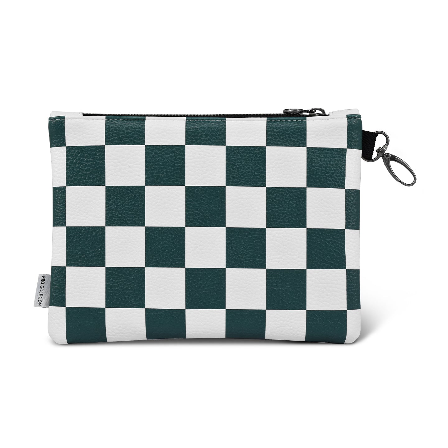 Pebble Beach Checkered Pin Flag Collection Zipper Tote