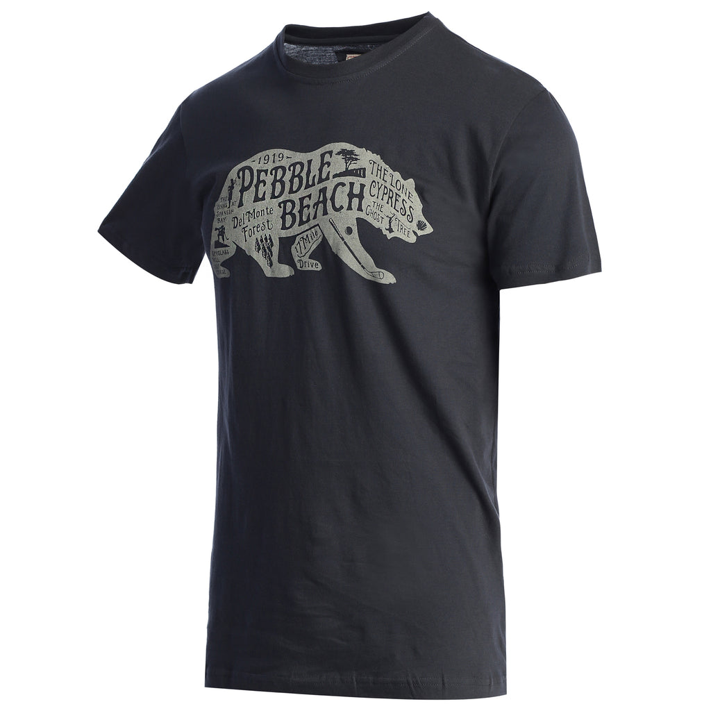 Pebble Beach Bear Map Tee by American Needle