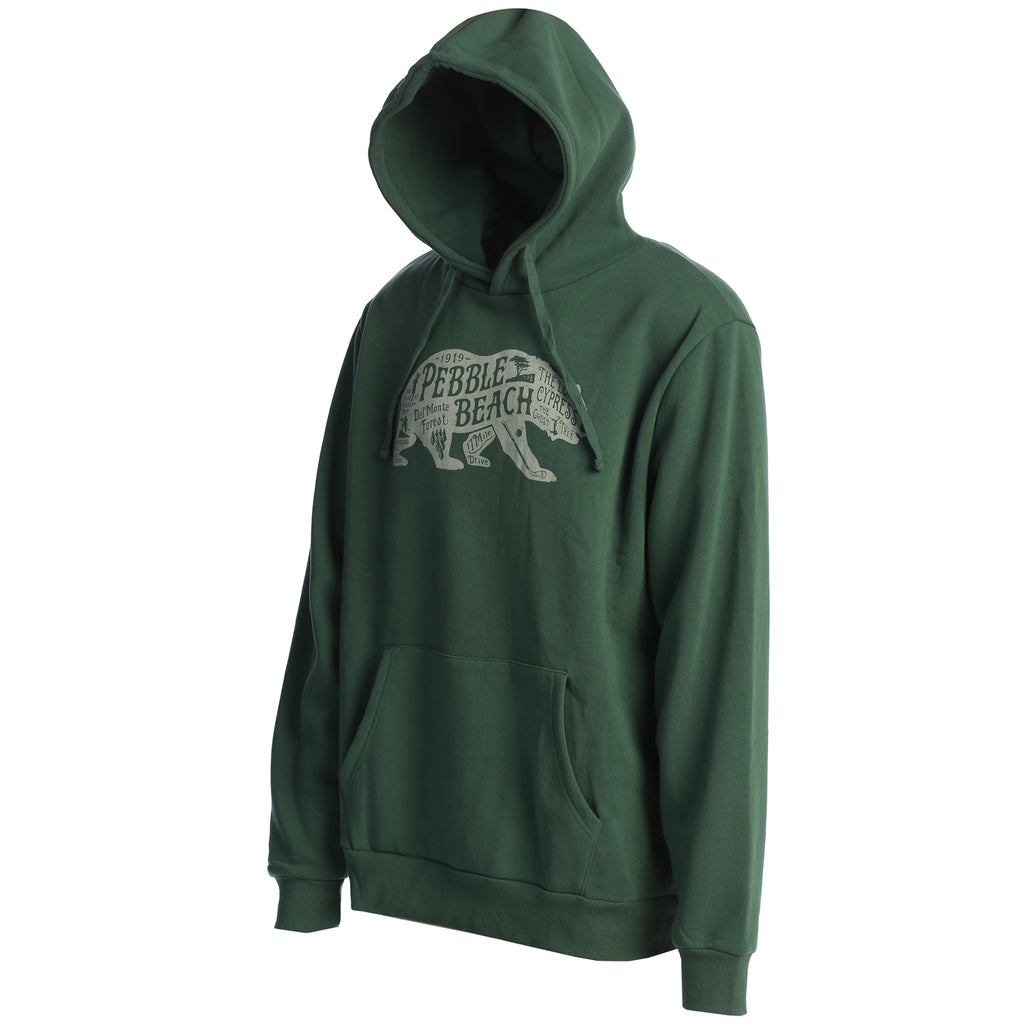 Pebble Beach Bear Map Hoodie by American Needle
