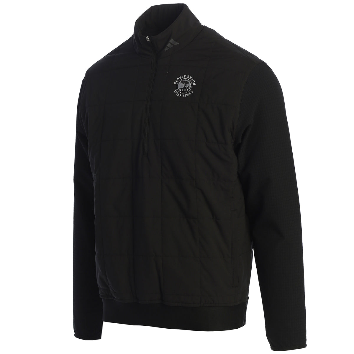 Pebble Beach Ultimate 365 Quilted DWR 1/2 Zip Pullover by adidas