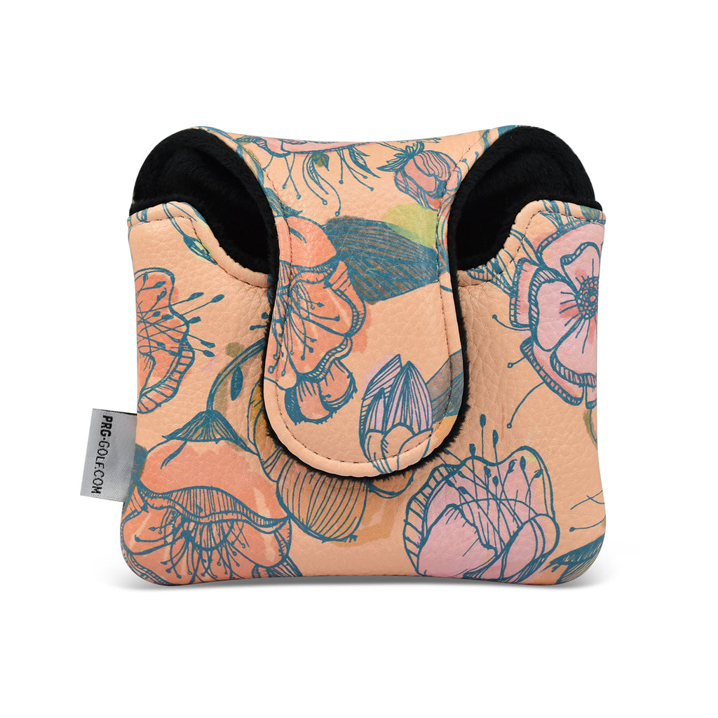 Pebble Beach California Poppy Mallet Putter Cover